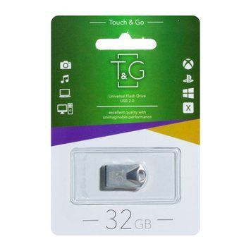 USB Flash 32 GB T&G 106 Metal Silver UA 09872 фото
