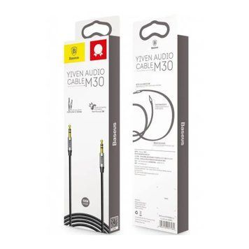 AUX Baseus Yiven M30 (1.5m) black 00312 фото
