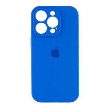 Silicone case Full camera iPhone 13 neon blue 32769 фото
