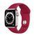 Ремінець Apple watch 38/40/41/SE silicone rose red 23557 фото