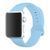 Ремінець Apple watch 38/40/41/SE silicone light blue 34490 фото