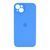 Silicone case Full camera iPhone 13 bright blue 40455 фото