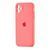 Silicone case Full camera iPhone 15 Pro Max peach pink 41809 фото