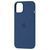 Silicone case Full iPhone 14 midnight blue 29471 фото