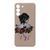 Silicone cover Art Samsung A12/A125 2021 pink sand Butterfly 30872 фото