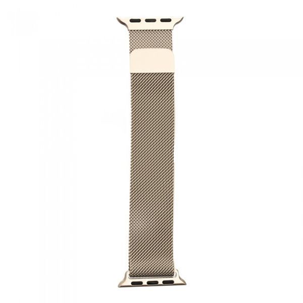 Ремінець Apple watch 38/40mm Milanese Loop beige 35588 фото