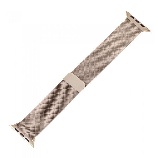 Ремінець Apple watch 38/40mm Milanese Loop beige 35588 фото