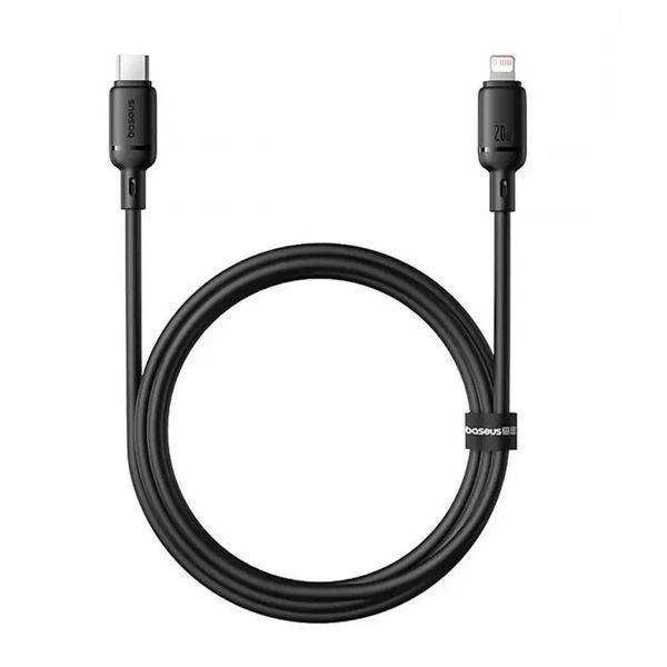 Cable Baseus Silky Series Fast Charging Type-C to Lightning 20W (2m) black 45968 фото