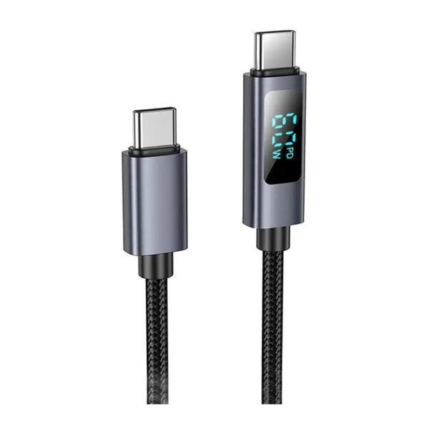 Cable Hoco Type-C to Type-C X112 60W LSD 1m black 20004 фото