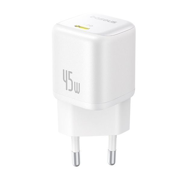 МЗП Baseus PicoGo GaN Fast Charger 45W (USB-C) white 47181 фото