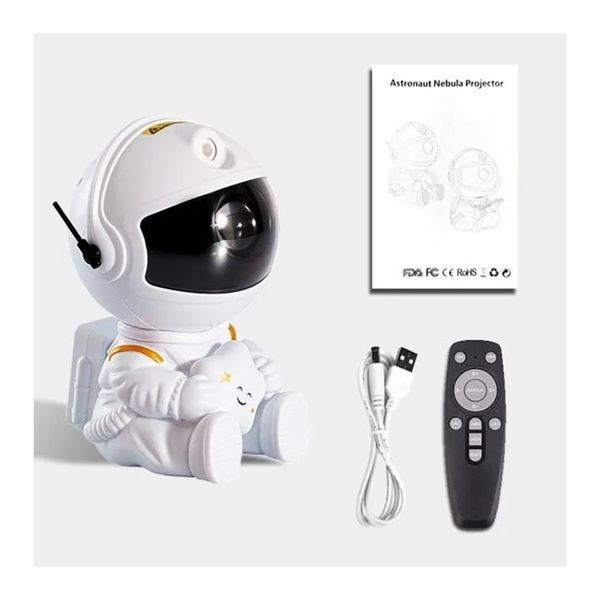 Нічник проектор Astronaut XO CF4 mini white 38191 фото