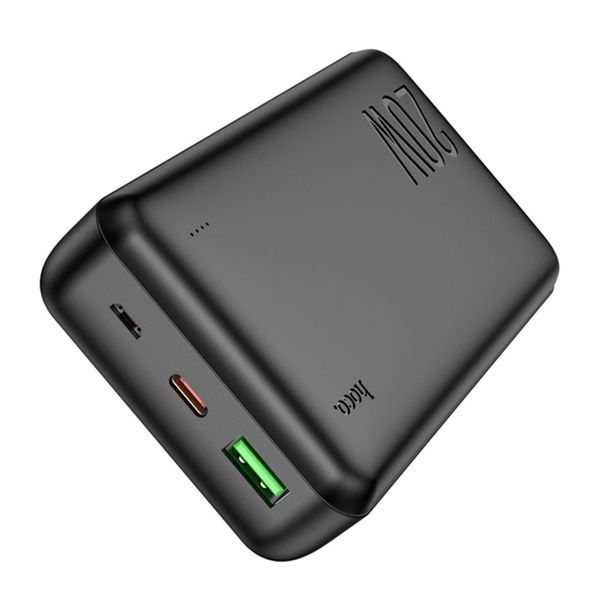 Power bank 20 000 mah Hoco J87A PD 20W+QC 3.0 22.5W Bipow Display black 29798 фото