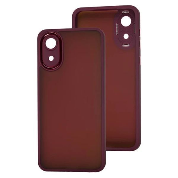 Силікон Samsung A54/A546B 5G 2023 Metal Lens marsala 20235 фото