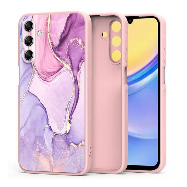 Силікон Xiaomi RedMi Note 10 Pro Glass Marble purple 36411 фото
