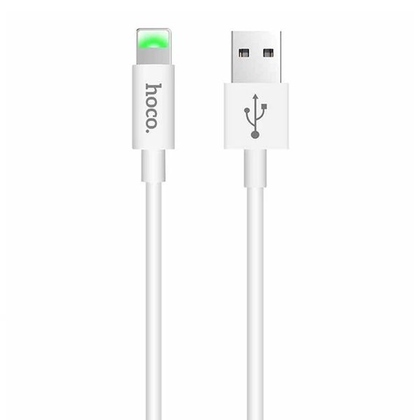 USB Cable Hoco Lightning X43 1m white 44795 фото