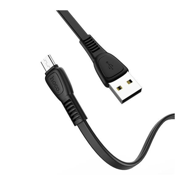 USB Cable Hoco Micro usb X40 2.4A 1m black 20710 фото