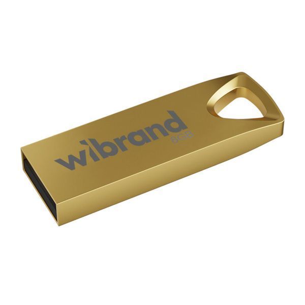 USB Flash 8 GB Wibrand Taipan Gold 23616 фото