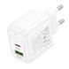 МЗП Hoco CS54A PD 20W/3A (1USB-1USB-C) white 00050 фото 4