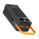 Power bank 40 000 mAh WUW-TUGII Y104 22.5W PD22.5W LED Lamp LED Display+cable black 45756 фото 3