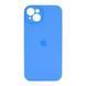 Silicone case Full camera iPhone 13 bright blue 40455 фото 1