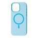 Силікон iPhone 14 Pro with MagSafe Fibra OmniMag sky blue 46648 фото 1