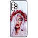 Силікон Samsung A12/A125 2021 Glass Prisma Ukrainian girl 22678 фото 1