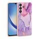 Силікон Xiaomi RedMi Note 10 Pro Glass Marble purple 36411 фото 1