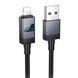 USB Cable Hoco Lightning X118 2.4A 1m black 42200 фото 3