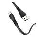USB Cable Hoco Micro usb X40 2.4A 1m black 20710 фото 2
