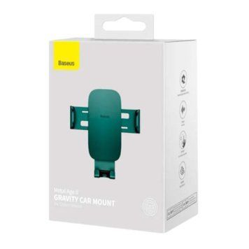 Автотримач Baseus Metal Age 2 Gravity Air Outlet Car Mount green 19850 фото