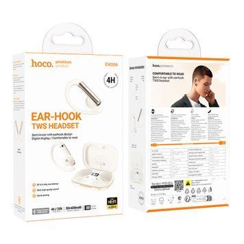 Навушники Air Bluetooth Hoco EW206 white 46554 фото