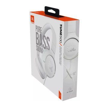 Навушники Big JBL Tune 500 white UA 31459 фото