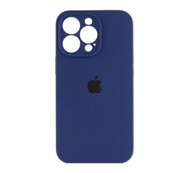 Silicone case Full camera iPhone 13 royal blue 40456 фото