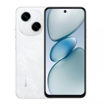 Смартфон Tecno Spark Go 1 (KL4) 3/128 Glittery White UA 39859 фото