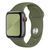 Ремінець Apple watch 42/44/45mm silicone khaki 25305 фото