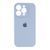 Silicone case Full camera iPhone 13 Pro Max blue grey 01009 фото