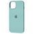 Silicone case Full iPhone 12/12 Pro sea foam 32101 фото