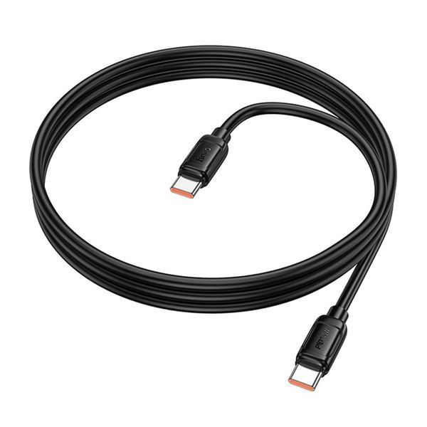 Cable Hoco Type-C to Type-C X115 5A/240W 1m black 08184 фото