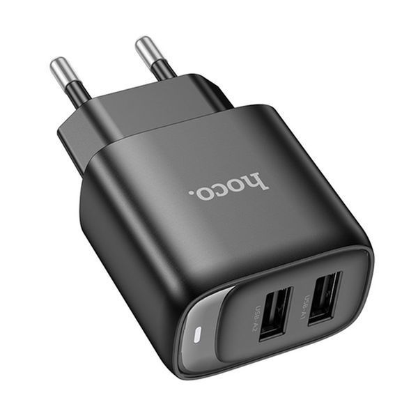 МЗП Hoco C141А 2.1A 2USB black 44080 фото
