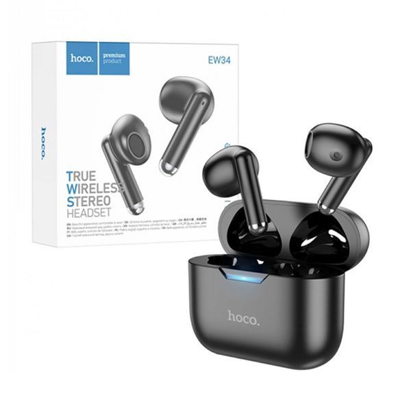 Навушники AirPods 3 Hoco EW34 black 31609 фото