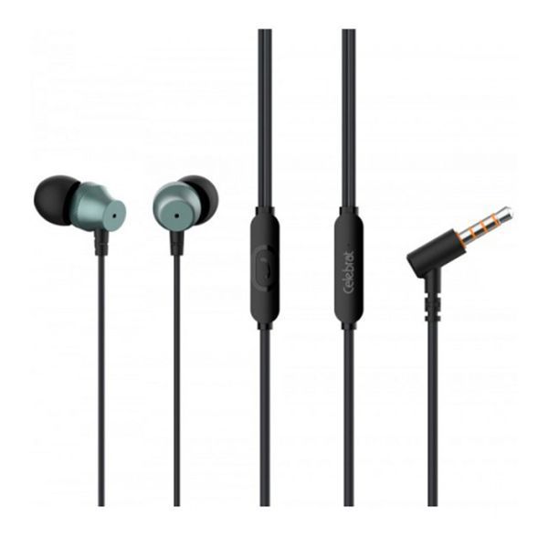 Навушники Celebrat D11 + мік black 35016 фото
