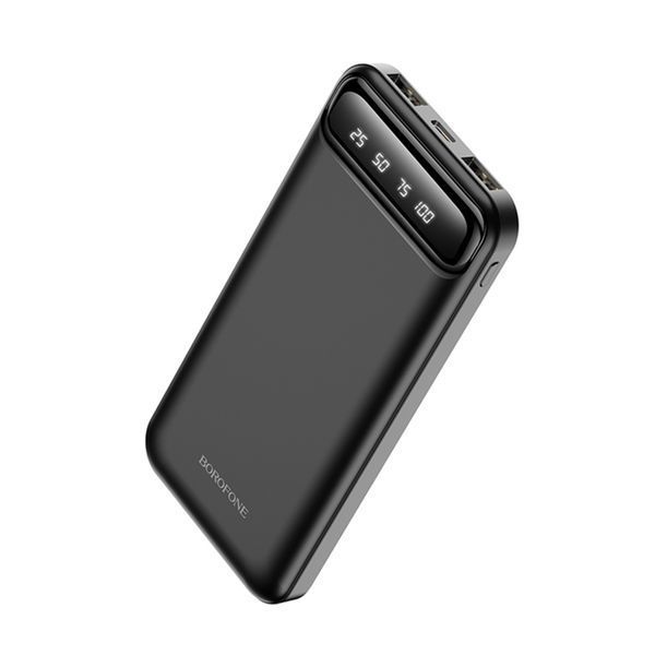 Power bank 10000 mah Borofone J14 Led black 37134 фото