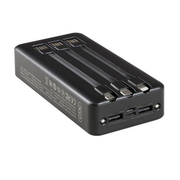 Power bank 20 000 mAh XO PR 163 black 37722 фото