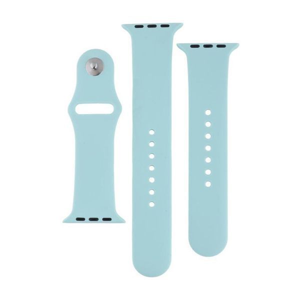 Ремінець Apple watch 38/40/41/SE silicone turquoise 21802 фото