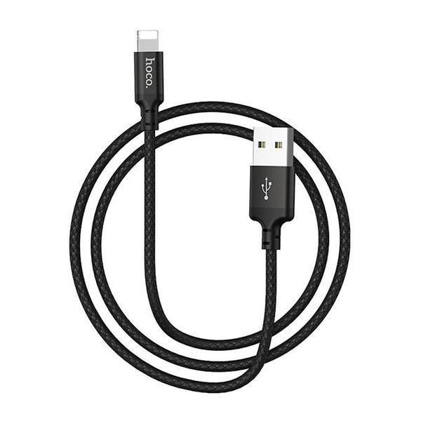 USB Cable Hoco Lightning X14 Rapid 1m чёрный 19273 фото