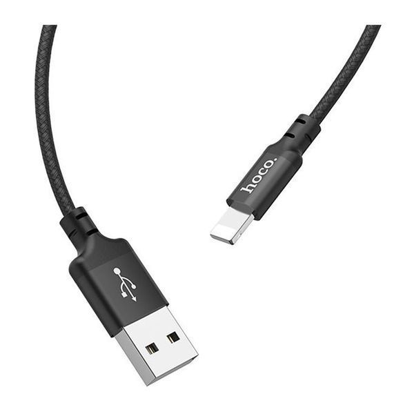 USB Cable Hoco Lightning X14 Rapid 1m чёрный 19273 фото