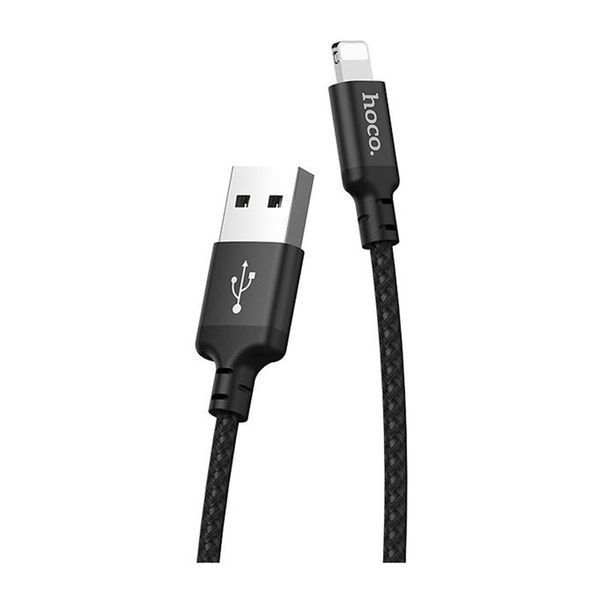 USB Cable Hoco Lightning X14 Rapid 1m чёрный 19273 фото