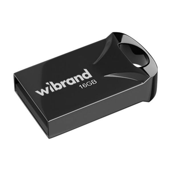 USB Flash 16 GB Wibrand Hawk Black UA 23625 фото