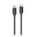 Cable Hoco Type-C to Type-C X115 5A/240W 1m black 08184 фото 2