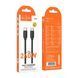 Cable Hoco Type-C to Type-C X115 5A/240W 1m black 08184 фото 1